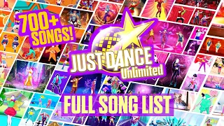 Just Dance Unlimited | FINAL FULL SONG LIST | 700+ SONGS