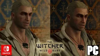 The Witcher 3 | Nintendo Switch v.s PC Graphics Comparison