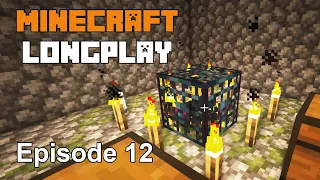 Minecraft Longplay Episode 12 - Cave Exploration and Finishing the Mine Entrance (No Commentary)