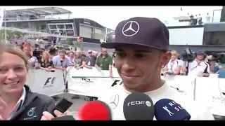 "Nico and I aren't friends"  Lewis Hamilton Post race interview Monaco GP 2014