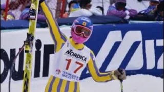 Kate Pace downhill gold (WCS Morioka 1993)