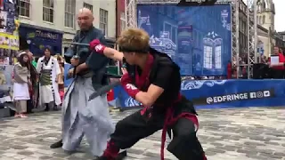 Jinrou TLPT Edinburgh Fringe street performance(Opening part) 5th August 2018