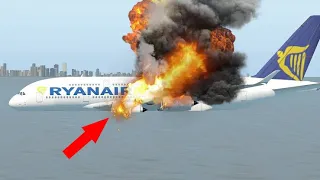 Worst Boeing 747 Bird Strike Emergency Landing | X Plane 11