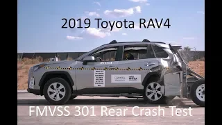 2019-2024 Toyota RAV4 FMVSS 301 Rear Crash Test (50 Mph)