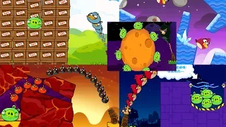 Angry Birds Cannon 4 - PASS 124 LEVELS,  WITH 5 MODES, AND 5 MAPS !