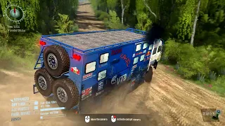 Spintires: MudRunner | Off-Road redbull Kamaz Truck​ | truck mod 2023