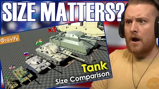 Royal Marine Reacts To Tanks Size Comparison