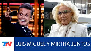 Luis Miguel bajó del escenario y tuvo un gesto inolvidable con Mirtha Legrand