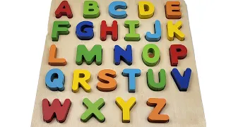 Best Learn ABC Puzzle | Preschool Toddler Learning Toy Video #alphabet
