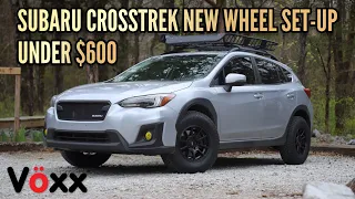 Cheap 2019-2022 Crosstrek Wheel Set-Up (Voxx Monte Wheels and 225/75/15 Toyo AT Tires)