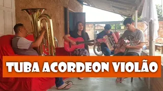 ENCONTRO CCB TUBA ACORDEON VIOLÃO 🔥 em Candeias RONDÔNIA Adriana Evaristo #HINOSCCB #APDD ❤️🎶