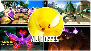 Sonic Unleashed -  ALL BOSS BATTLES/FIGHTS + ENDING! (PS3) (HD)