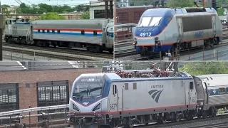 Amtrak and MARC Railfanning at Washington Union Station