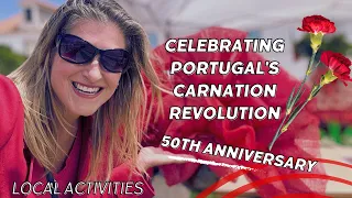 Celebration of the Carnation Revolution today in Portugal, come share in the activities and fun w/me
