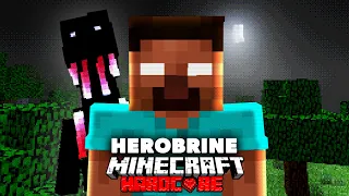 How I Survived HEROBRINE in Hardcore Minecraft