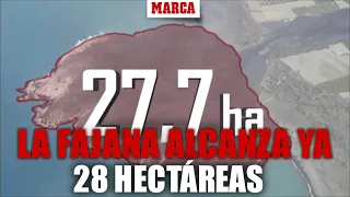 La fajana alcanza ya casi 28 hectáreas