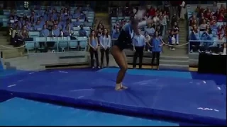 Khazia Hislop (North Carolina) 2018 Vault vs NC State 9.875