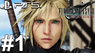 Final Fantasy VII Rebirth (PS5) Gameplay Walkthrough Part 1 - Chapter 1 [4K 60FPS]