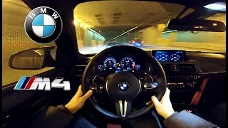 2018 BMW M4 - POV NIGHT DRIVE & ACCELERATION