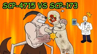 SCP-4715 VS SCP-173 (SCP Animation)