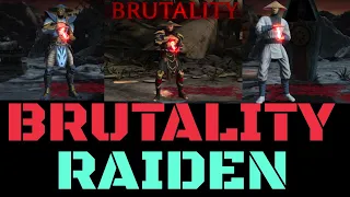 All Raiden | Brutality And All special Attack | Mortal Kombat Mobile Game