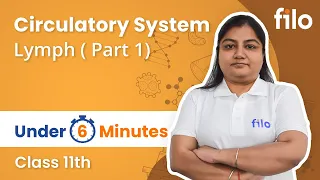 Circulatory System | Lymph ( Part 1) | Class 11 | Under 6 Minute | Filo
