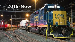 CSX 6222 paint-scheme evolution