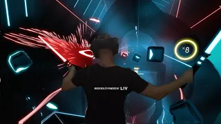 Beat Saber Mixed Reality / Expert - Full Combo / TheFatRat - Time Lapse