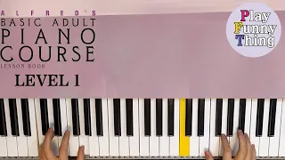 Amazing Grace (p.94) - Alfred's Basic Adult - Piano Course - Level 1