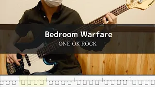 ONE OK ROCK - Bedroom Warfare - Bass Cover 弾いてみた