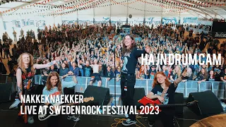 HAJN | Nakkeknaekker live at Sweden Rock Festival 2023 - Three last Songs of the set (HAJN Drum Cam)