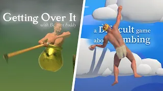 Я Прошёл Все Игры с Беннеттом Фодди (getting over it, a difficult game about climbing)