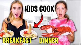 KIDS COOK FOR 24 HOURS! *BAD IDEA!!