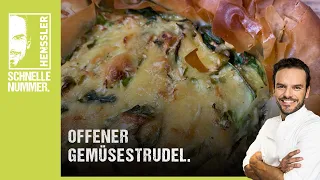 Schnelles offener Gemüsestrudel Rezept von Steffen Henssler