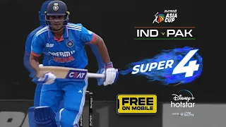 Asia Cup 2023 | Ind vs Pak | Shubman Gill | Super 4s | DisneyPlus Hotstar