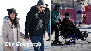 Harry and Meghan hit the slopes in Vancouver