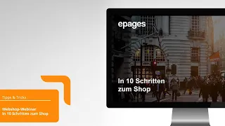 Webinar STRATO Webshop - In 10 Schritten zum Online-Shop, Teil 2