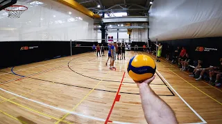 VOLLEYBALL FIRST PERSON with SUBSCRIBERS and PROFESSIONAL VOLLEYBALL PLAYER | FULL GAME