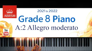 ABRSM 2021-2022 Grade 8, A:2. Allegro moderato ~ J. Haydn. Piano exam piece.