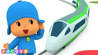 🚂 Junte-se ao Pocoyo e entre no trem | Pocoyo 🇧🇷 Português Brasil | Desenhos animados para crianças