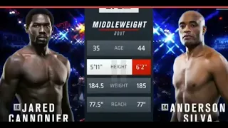 UFC Fight Night:Anderson Silva - Jared Cannonier