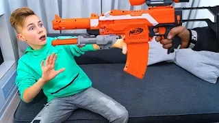 Nerf-ГРАБИТЕЛЬ. НАКАЗАНИЕ от Бороды..Nerf-Robber Punishment.