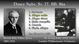 Bartók: Dance Suite, Solti & LPO (1952) バルトーク 舞踏組曲 ショルティ