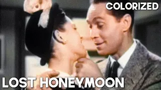 Lost Honeymoon | COLORIZED | Franchot Tone | Romance | Classic Comedy