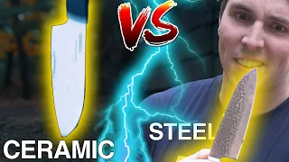 Ceramic VS Steel | The best Knife!? MYTH BUSTED