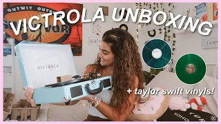 Victrola Record Player Unboxing + My First Vinyl's! (Taylor Swift Evermore & Midnights)