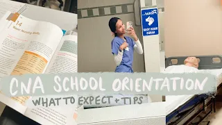 cna school orientation vlog | what to expect + tips