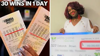 She Has WON The Lottery 30 TIMES! - Law Of Attraction Lottery