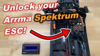 Unlock your Spektrum Firma ESC! (Arrma, Axial, Horizon Hobby) firmware upgrade