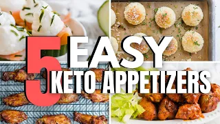 EASY KETO APPETIZERS - The Top 5 Keto Recipes You HAVE TO MAKE!